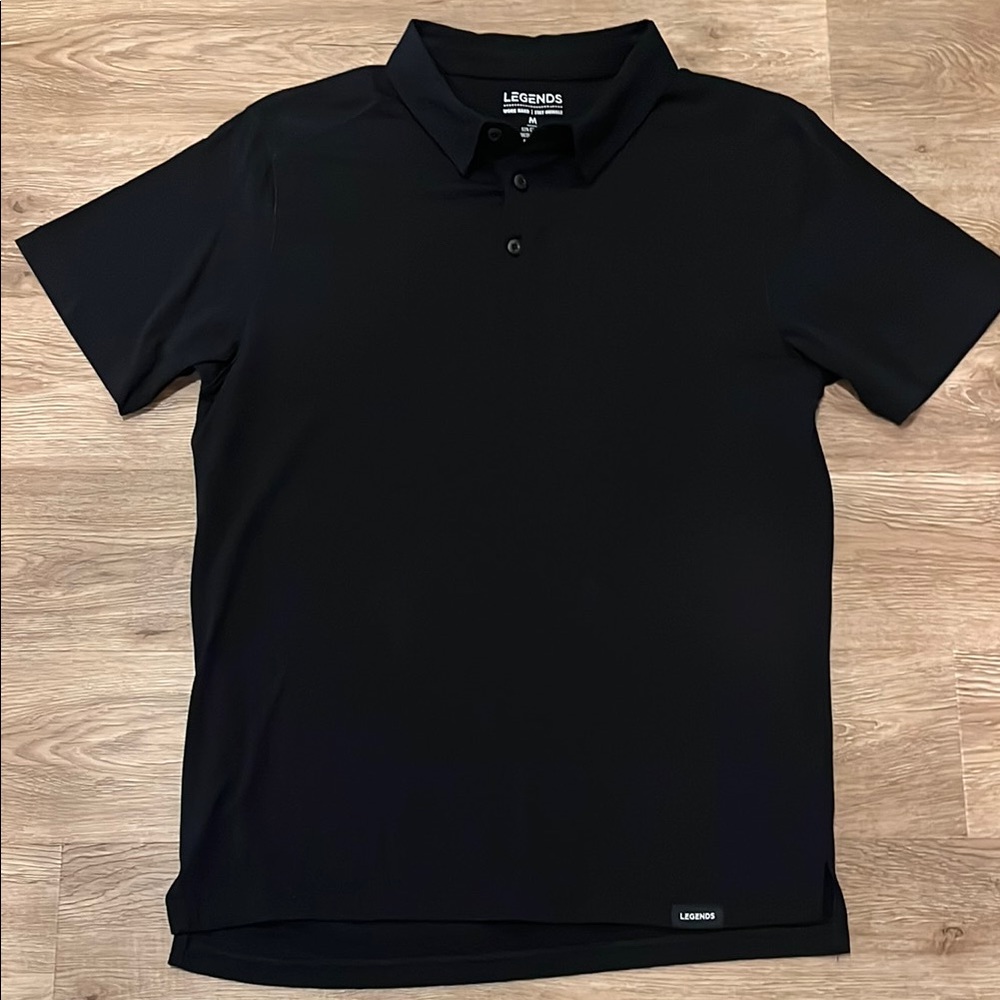 Men's Legends Black Polo Shirt